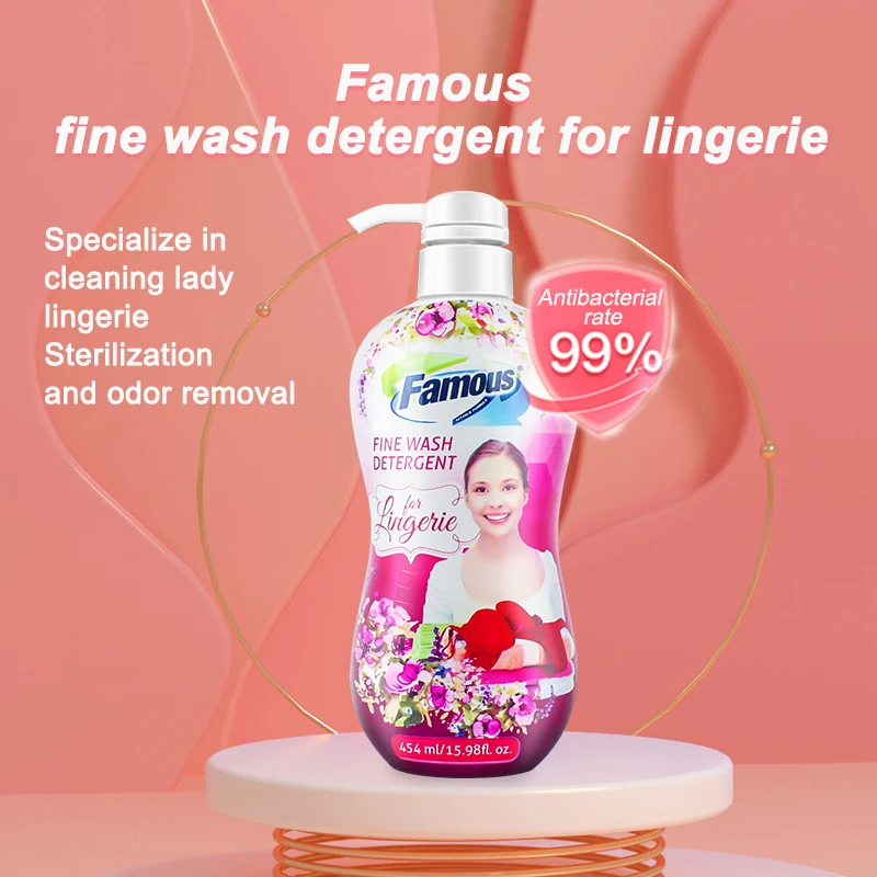OEM Factory Price Wholesale Biodegradable Detergent Laundry Liquid for Women Underwear Cleaner Fresh Scent Apparel