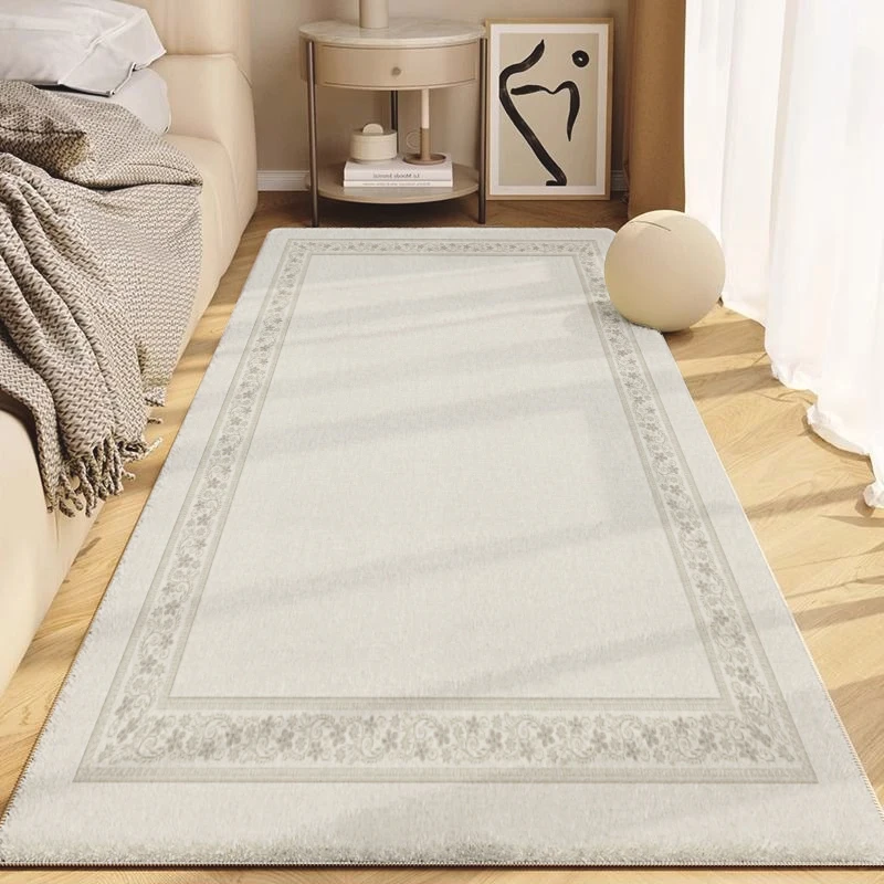 Court Style Comfortable Thick Living Room Decor Gold Large Carpets Gorgeous Rugs