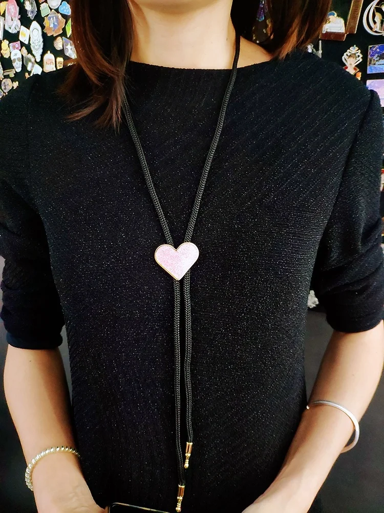 Kunshan China metal craft Manufacturer high quality wholesale factory price bolo tie custom enamel bolo tie