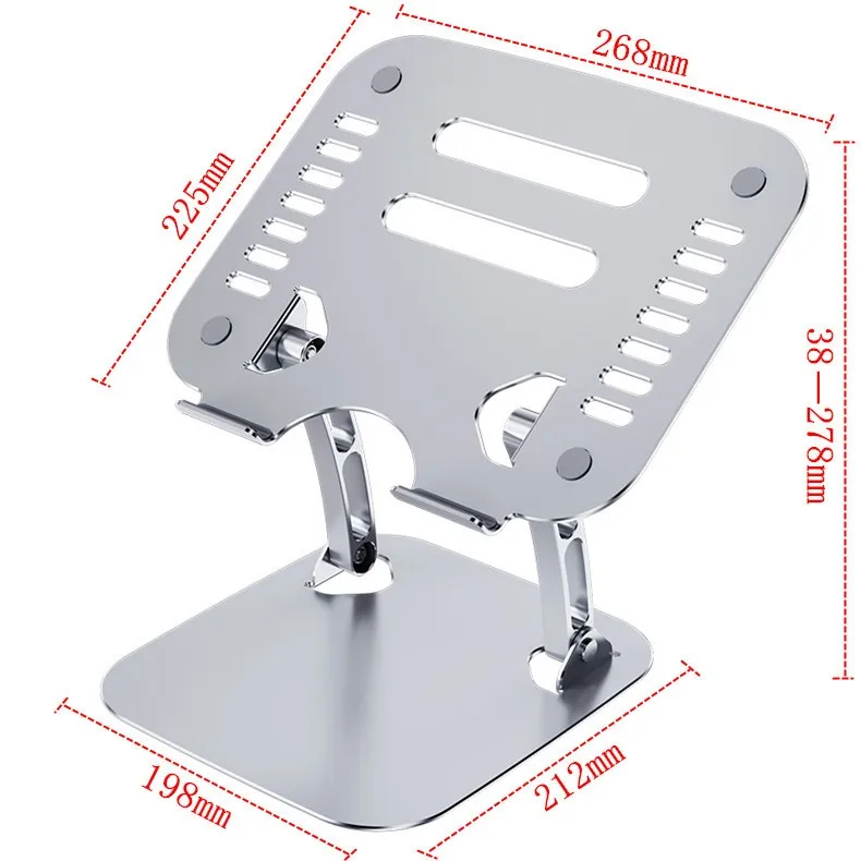 Multi-Function Ergonomic Adjustable Laptop Stand Cooling Portable Laptop Stand For Desk