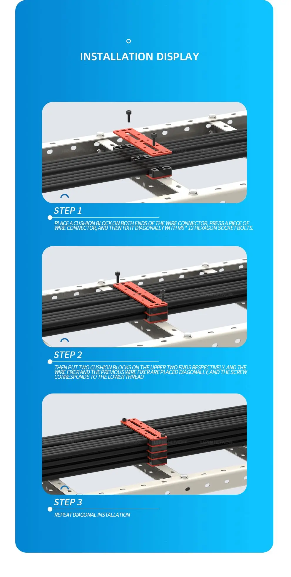 -8mm steel cable buckle power cable management cable fixer wire clamp1(1)