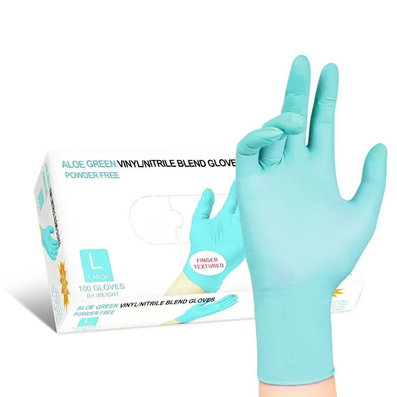 Powder Free Disposable Blue Nitrile Examination Micro-Touch Medical Touchntuff Lab Gloves