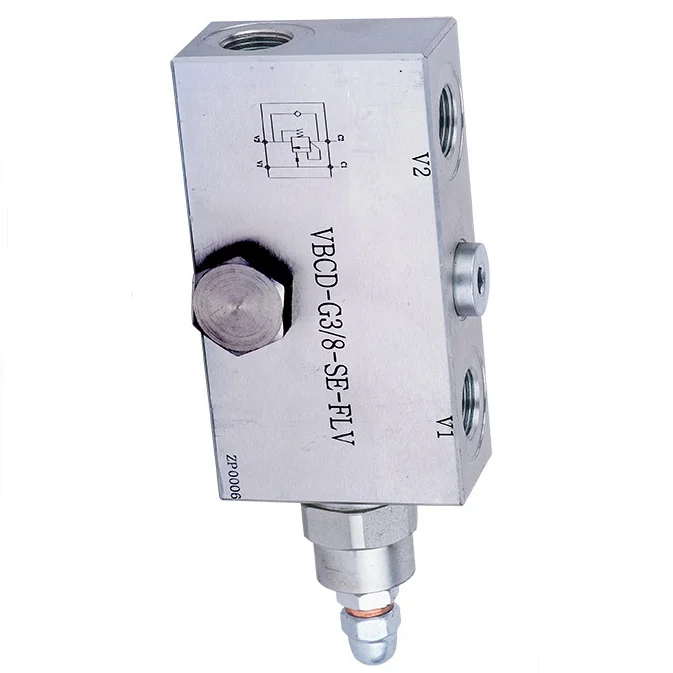 Control Valve Hydraulic VBCD-SE-FLV Single  Overcenter/Counterbalance Valve