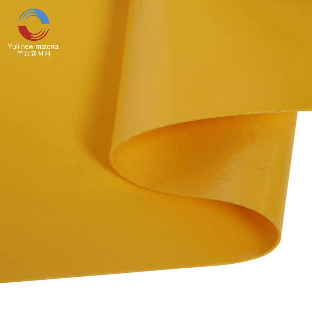 high quality tarpaulin for PVC roller shutter door material PVDF surface treatment