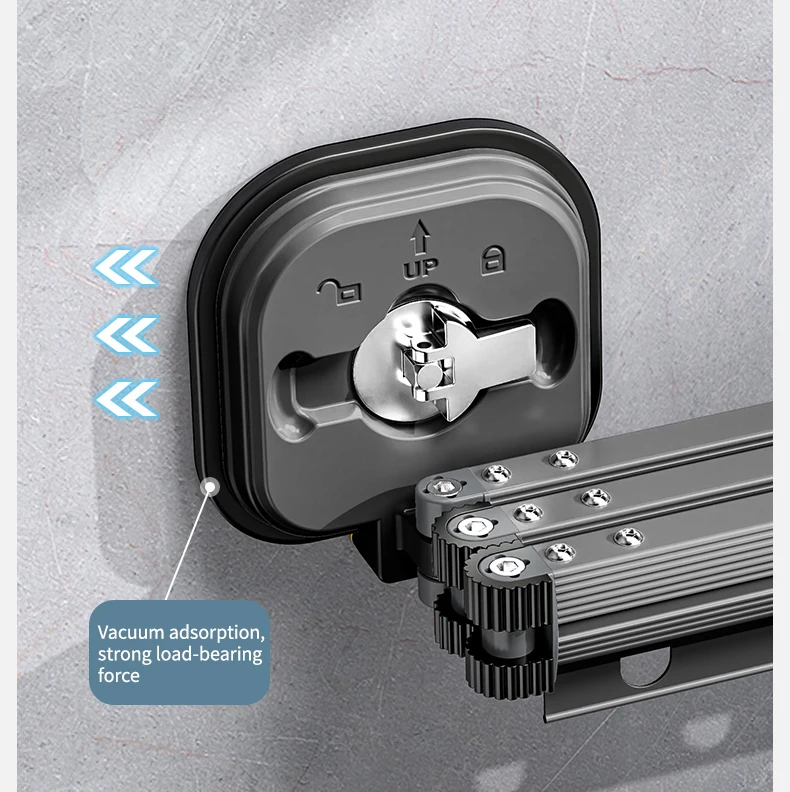 Wholesale Wall Mounted Clothes Rack Retractable Folding Clothes Rod Home Laundry Drying Rack From Chinese Factory