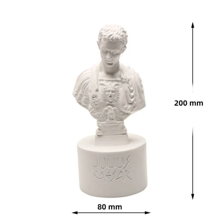 Accessory Resin Desk Statue Julius Caesar Office Desk Organizer Penholder Ides Of March Pen And Pencil Holder