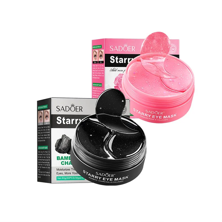 Новое поступление от SADOER, красота, увлажнение и Осветление кожи вокруг глаз, улучшение темных кругов, OEM ODM маска под глазами