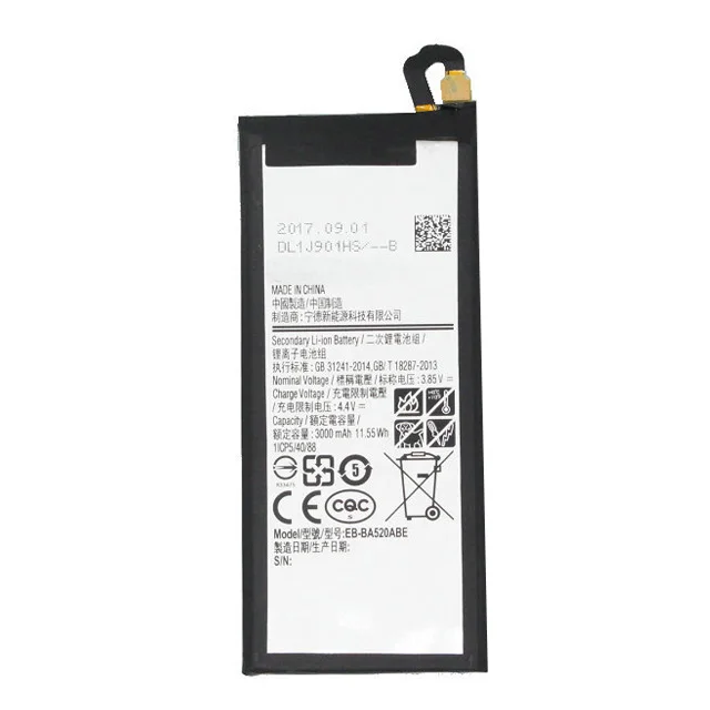 Replacement Battery For Galaxy 2017 Edition A5 2017 A520F SM-A520F Phone Battery EB-BA520ABE