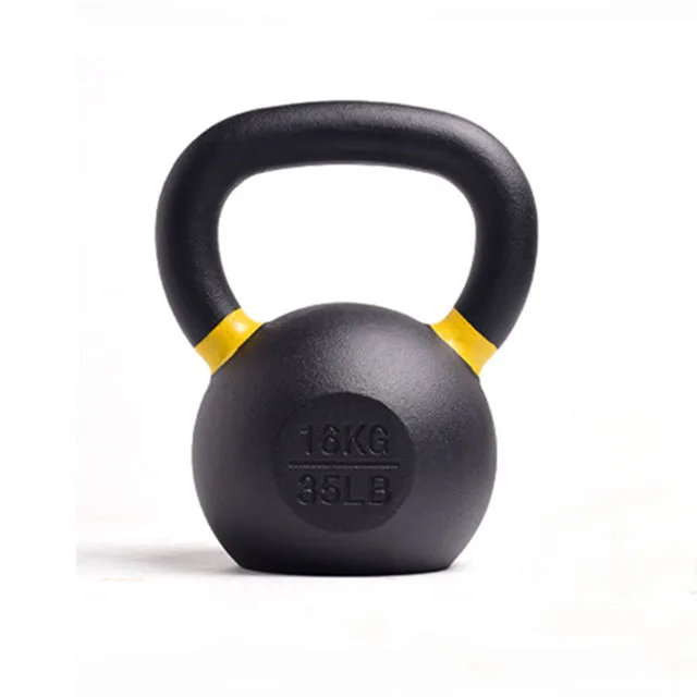 factory price powder coated iron kettlebell for gym or home using