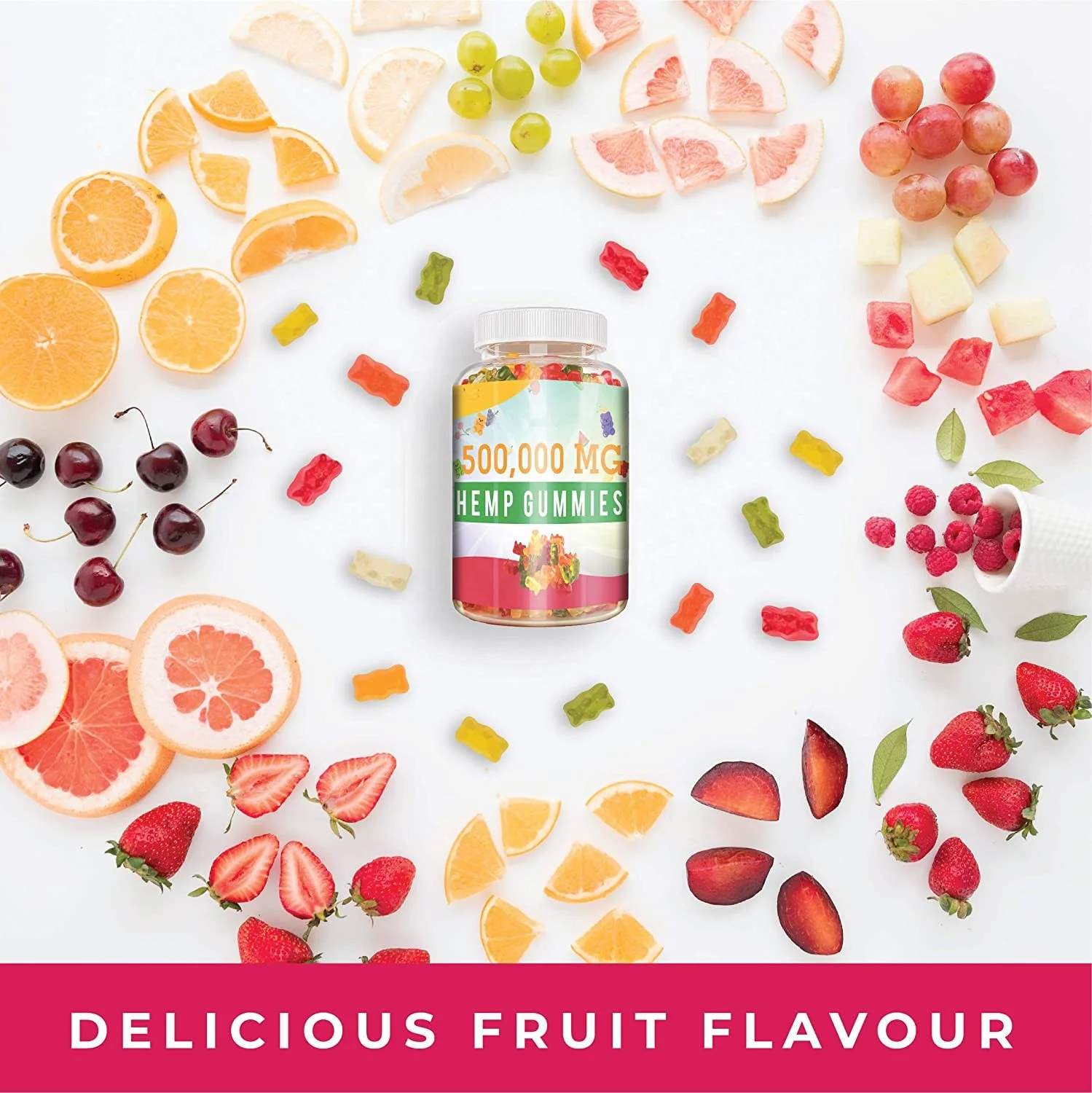 OEM 30000MG Fruity Gummy Bear 100% Natural for Reduce Anxiety Stress Sleep Better Calm Mood