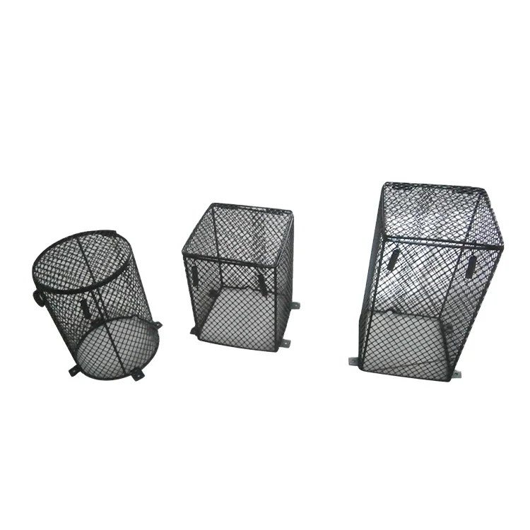 wholesale reptile round fixed heat protection shield light cage mesh lamp holder to avoid scald
