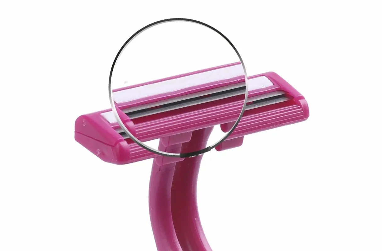 Hot Sale 2024 Factory Directly Supply High Quality Stainless Steel 2 Blades Click Twins 2 Tiger Safety Razor for Women Face