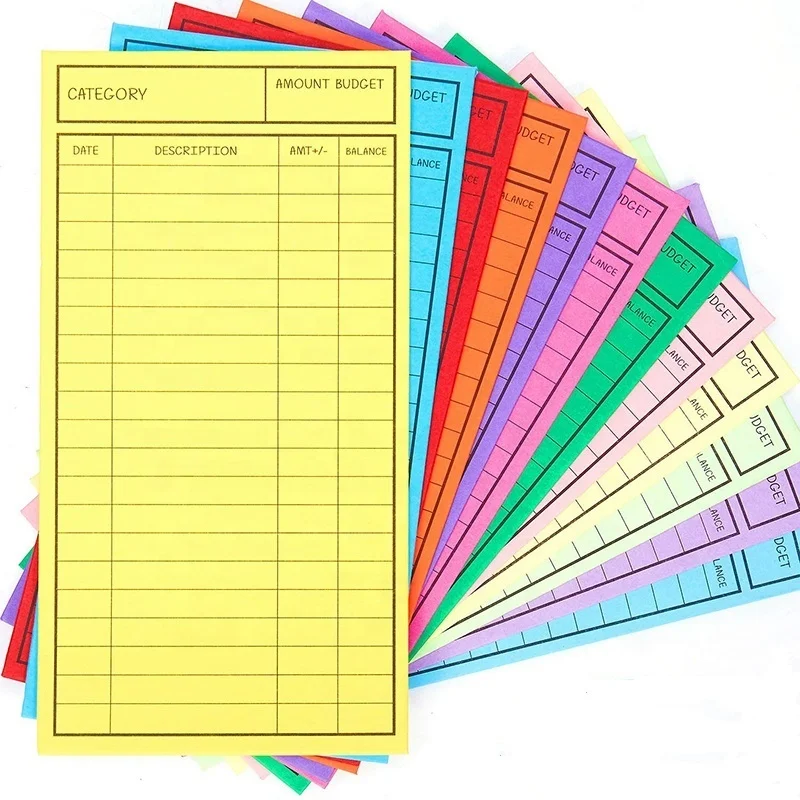 Budget Envelopes - 96-Pack Cash Envelope System for Money Savings, Personal Finance