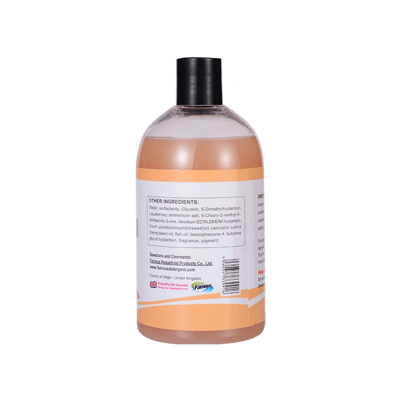 OEM абрикосовый шампунь для домашних животных и кондиционер для домашних животных шампунь для собак товары для собак шампунь