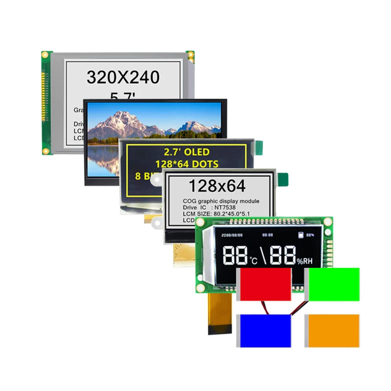 China CLX Factory supply LCD TFT OLED LED backlight display modules for instrument and industrial control equipment