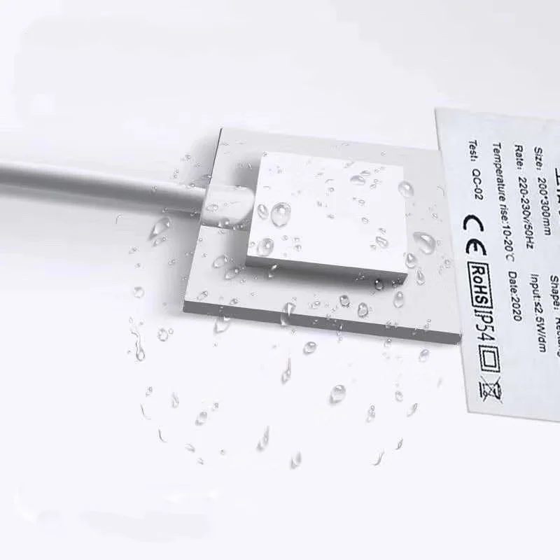 Bathroom Mirror heated demister defogger pad Electric Anti fog Film Defroster heating mat