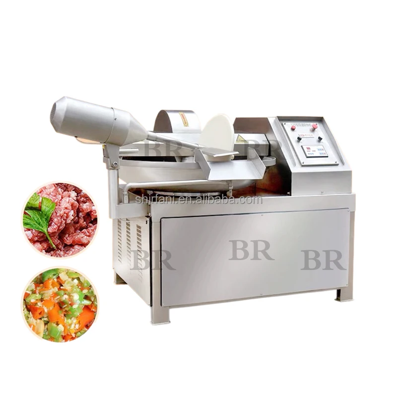 Automatic meat cabbage spinach food chopping machine meat bowl cutter chopper machine