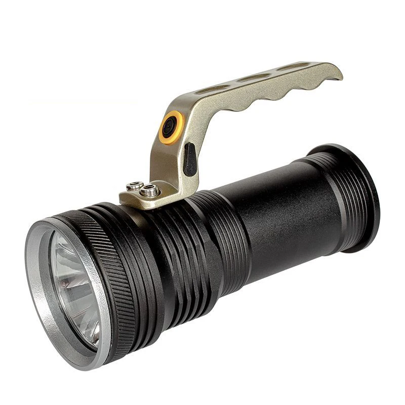 Long Distance Aluminum Alloy Super Bright Searchlight Rechargeable Handheld Torch Light Led Flashlight For Hunting Searching