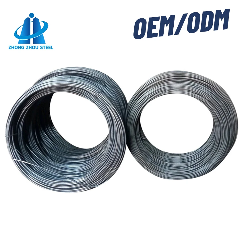 SAE1008/Q195 MS low carbon steel wire rod, nail making wire, 5.5mm 6.5mm 8mm wire price