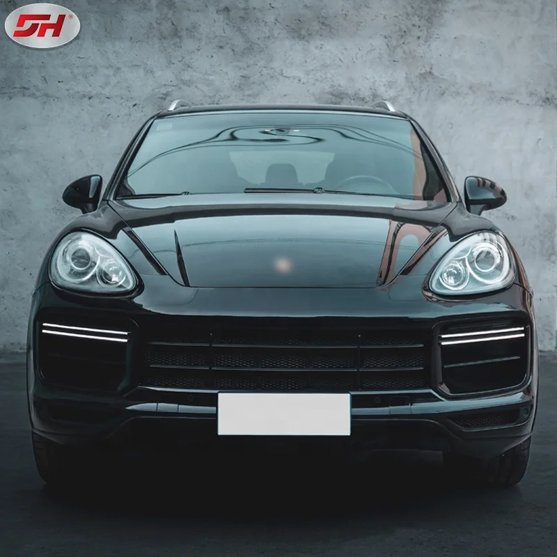 For Porsche Cayenne 2011-2014 year 958.1 upgrade 2018-up 9Y0 front bumper Turbo-style bumper facelift bodykit wheel arch