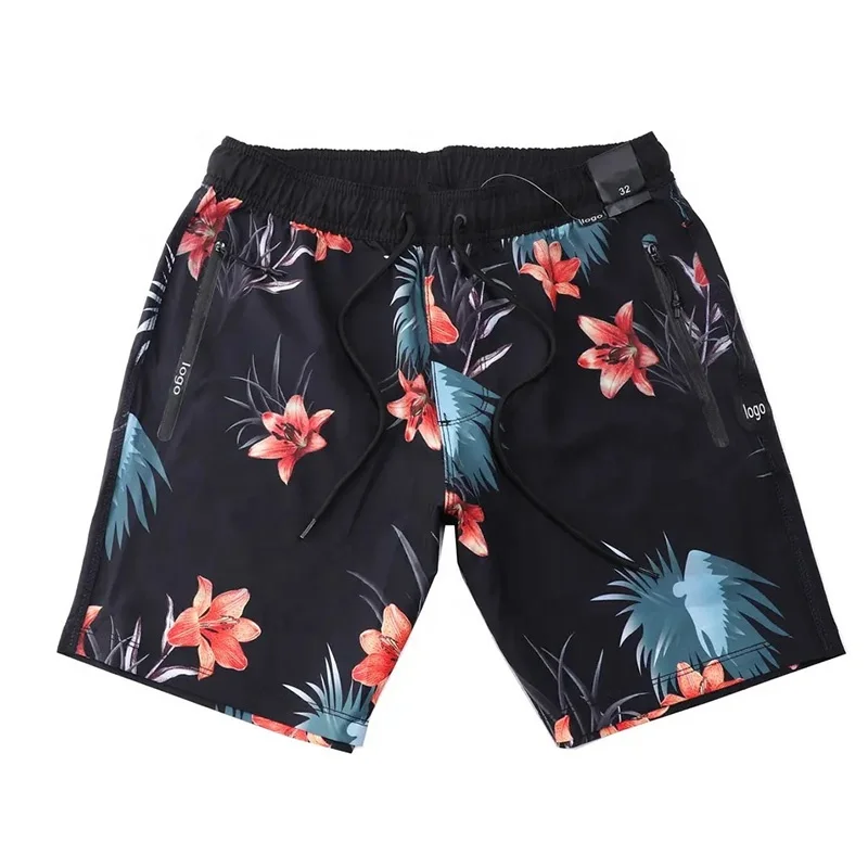Custom sexy swimwear swimsuits mature women polyester swim trunks sea board shorts