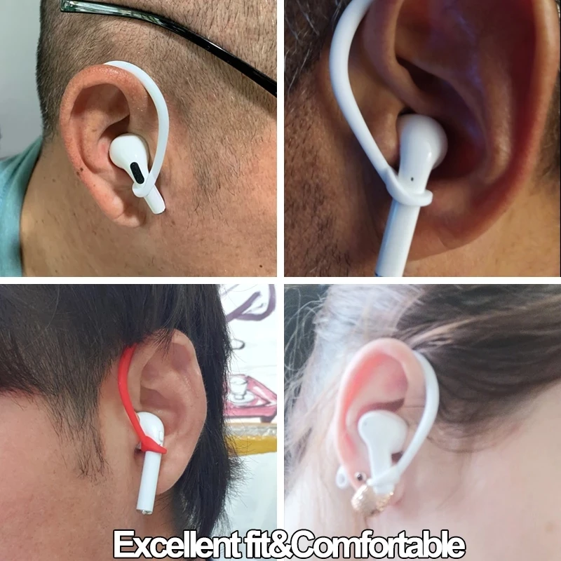 Спортивные силиконовые ушные крючки для Apple AirPods pro аксессуары наушников Airpods 2 3
