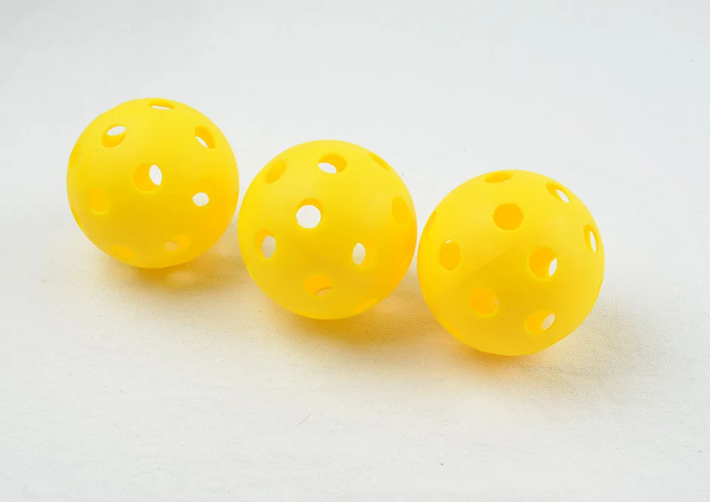 Multicolor 26 holes & 40 holes different parts of good USAPA pickleball balls  indoor outdoor Pickleball