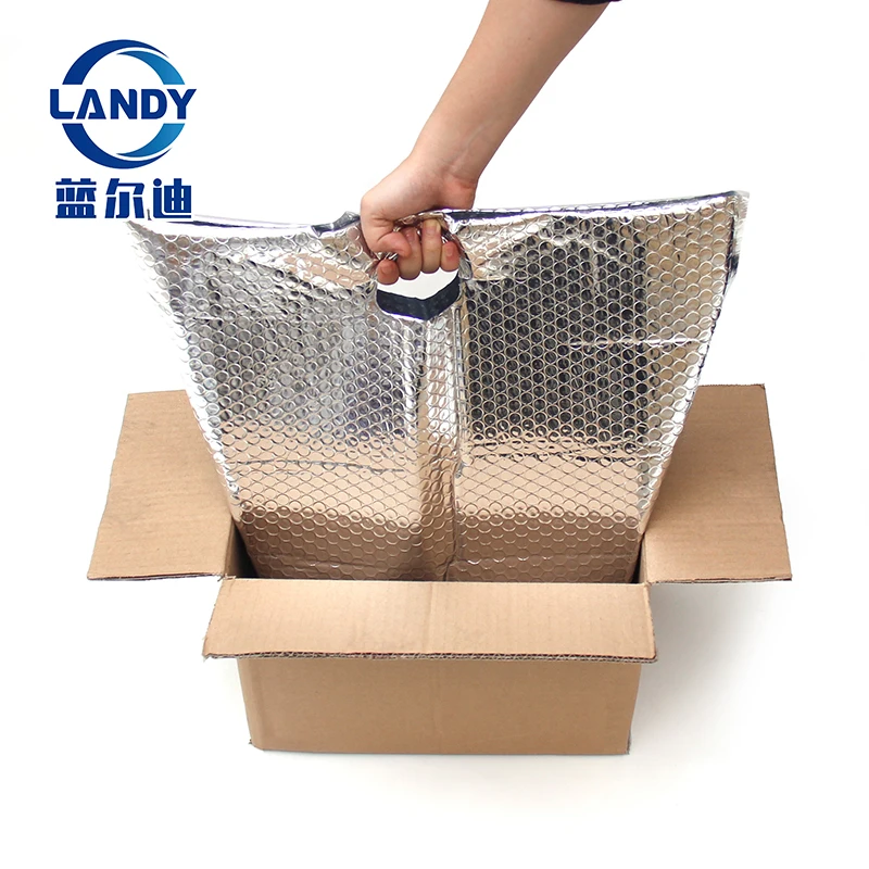 72 hour metallic foil insulated bubble mailer for food,a4 eco foil cool shield thermal bubble mailers