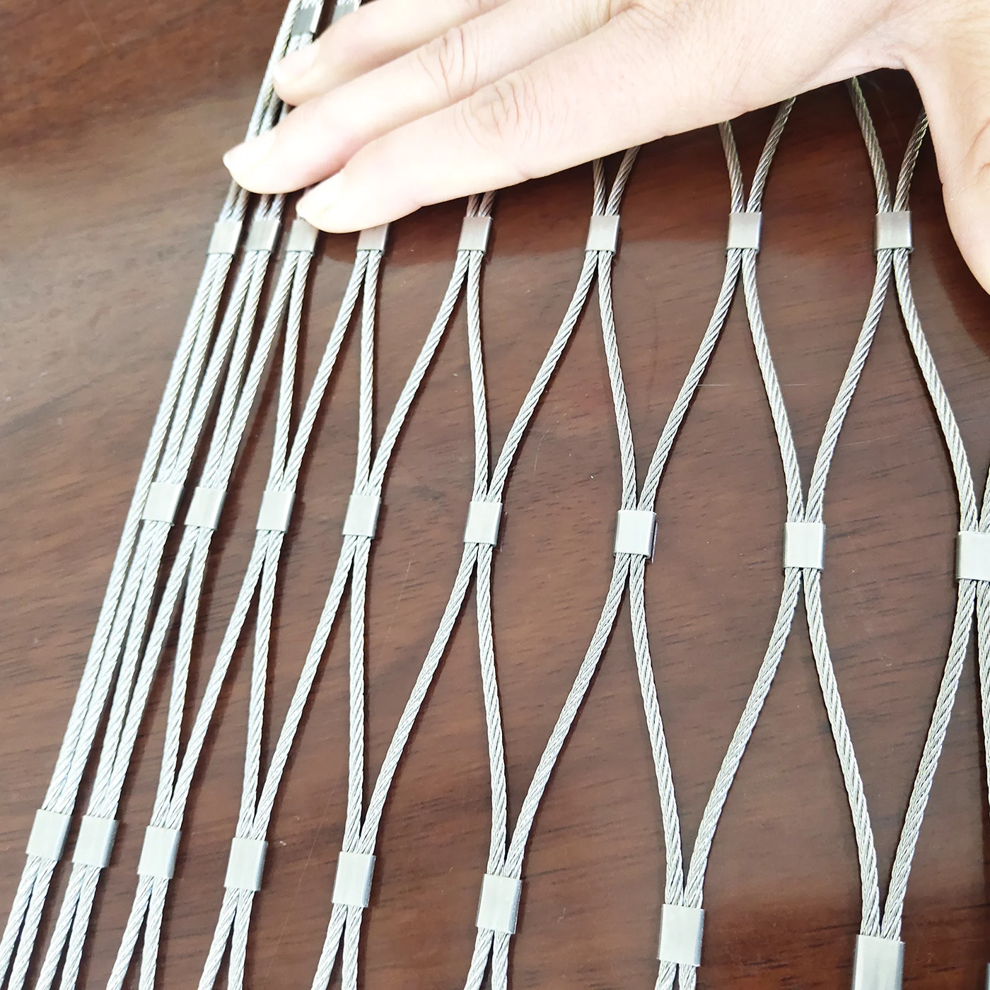 Cheap Price Stainless Steel 316 Zoo Animal X-Tend Rope Mesh/Rope Wire Mesh Netting