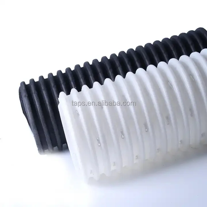 Road Drainage Hdpe Pipe China Wholesaler Polyethylene Hdpe Double Wall Corrugated Drainage Drain Pipe Sewage