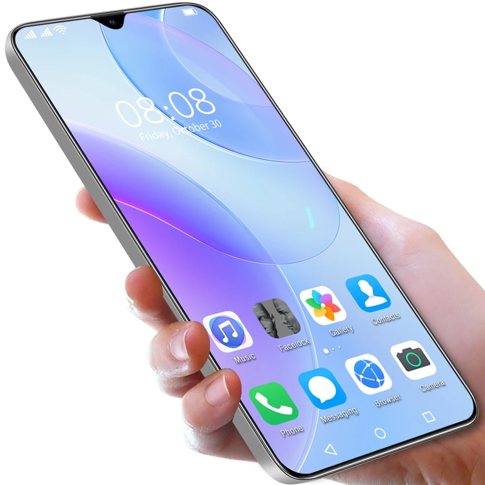 2021 New 12GB+512GB Dual Card Global Telefones Celulares Mobile Phone P50 Pro 6.7 Full-screen Deca Core  Smartphone