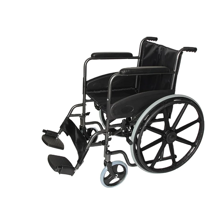 Kaiyang KY972B-46 пожилых людей легко 24 дюймовыми колесами кресло-каталка с ручным приводом американский стиль по низкой цене сталь для инвалидного