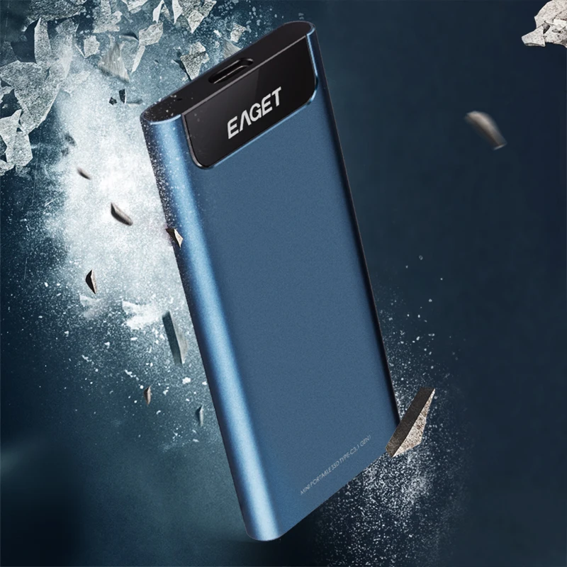  Внешний жесткий диск EAGET M2 TYPE C USB 3 1 портативный PSSD мобильный твердотельный накопитель 128 ГБ-1