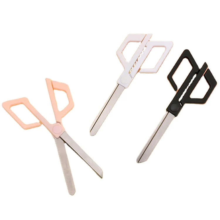 Fashion Safe Scissors Stainless Steel Stationery For Office  Stainless Steel Hair Cutting Scissors