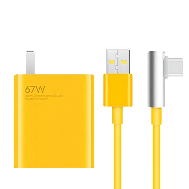 6A super fast charge cable for Xiaomi red mi K40pro charger K40S K50 charging head K30Pro 67W fast charging head data cable