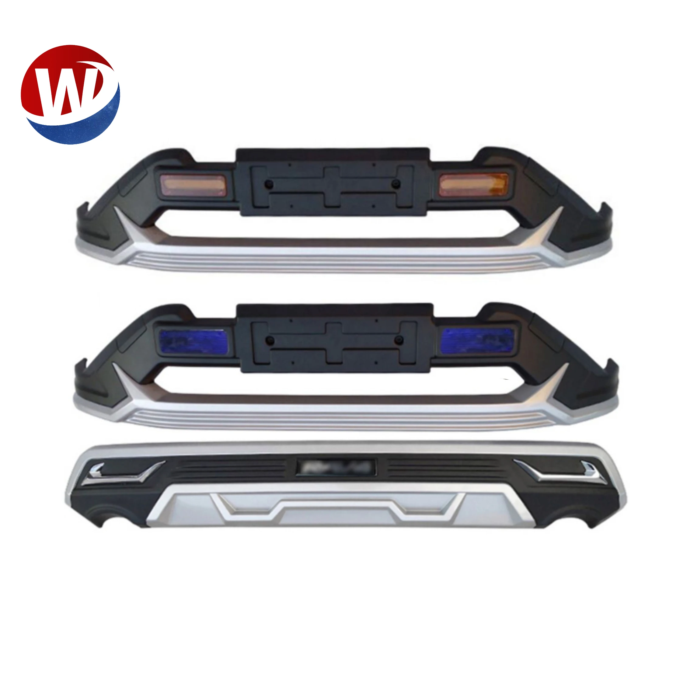 Высококачественный бампер для toyota RAV4 2020 со светодиодной подсветкой, передний и задний бампер, Новое поступление