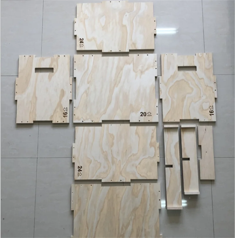 Wood Plyo Box  3 in 1 Jump Box heavy duty gym training box