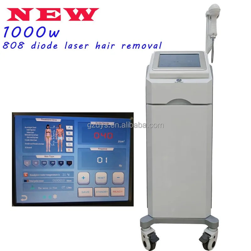 Diode laser Hair Removal Ice Speed 755nm 808nm 1064nm Permanent 808 Epilator Diode Hair Removal Laser Alexand 1000w Diode Laser