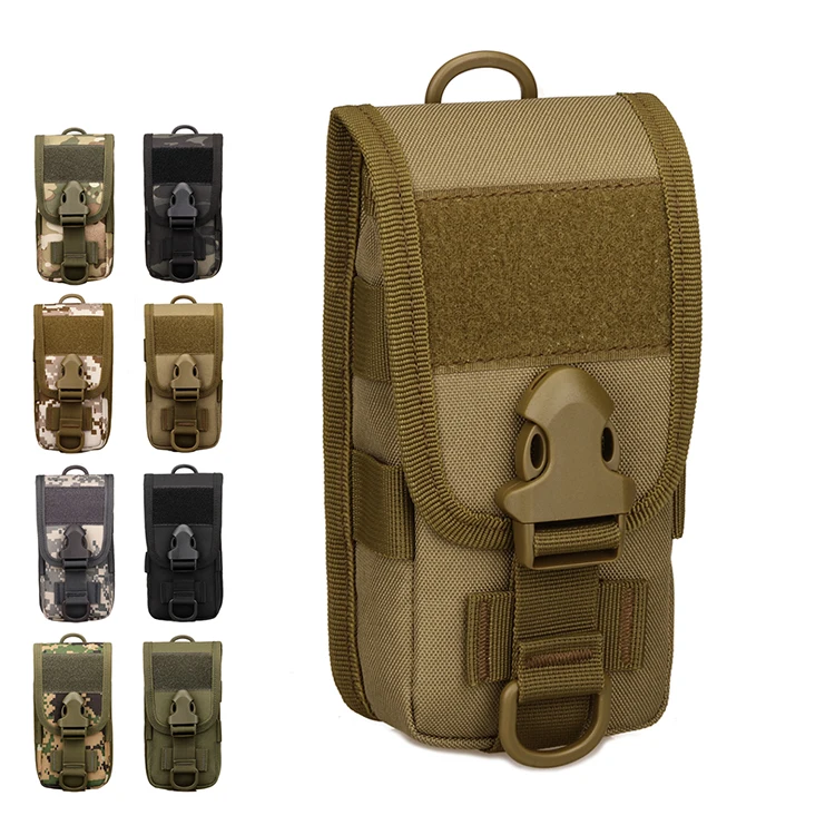 5.8 inch Outdoor-Living Multicolore Cell Phone Holster Pouch Tactical Compact Outdoor Sports Full Cover Mobile Phone Pouch