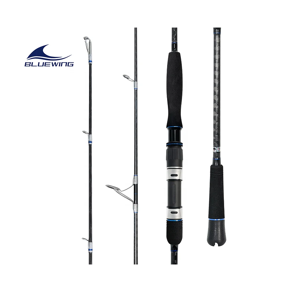 200g/300g/400g Offshore Carbon Fiber Slow Jigging Rod Lure Fish Rod Slow Pitch Jigging Popping Casting Fishing Rod