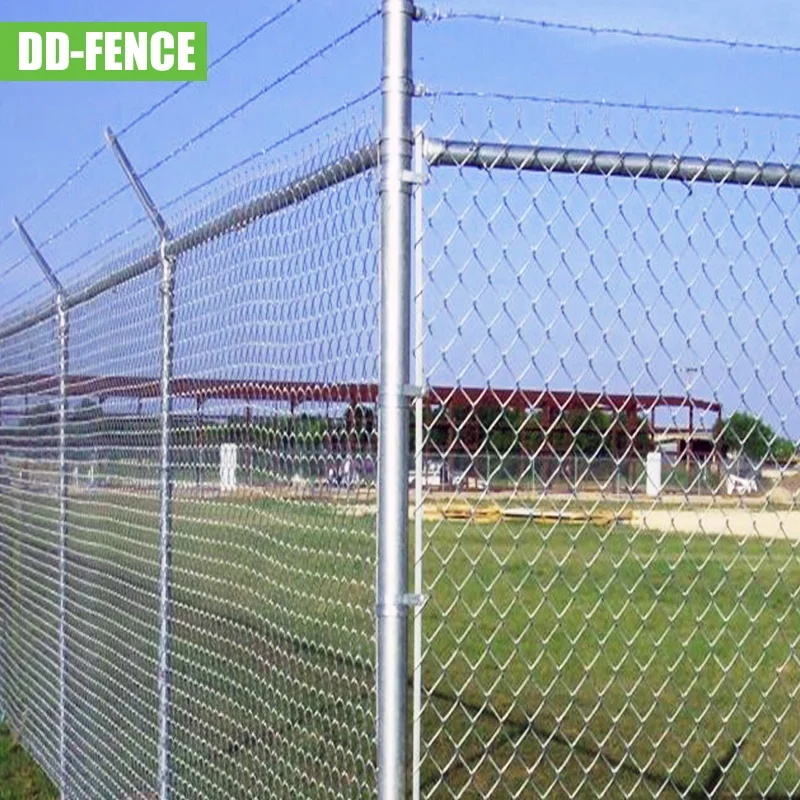high security galvanised wire mesh chain link fencing