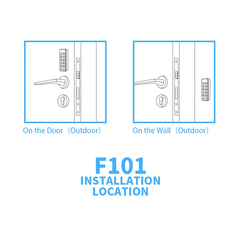 Уличная сенсорная клавиатура Wehere, аксессуар, синий зуб, автономный доступ к двери для смарт-замка