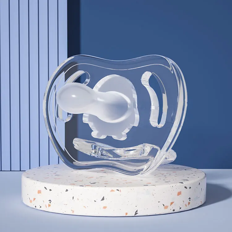 Newly Released penguin Silicone Baby Pacifier Latex-Free Material for 0-12 Months and 2-4 Years