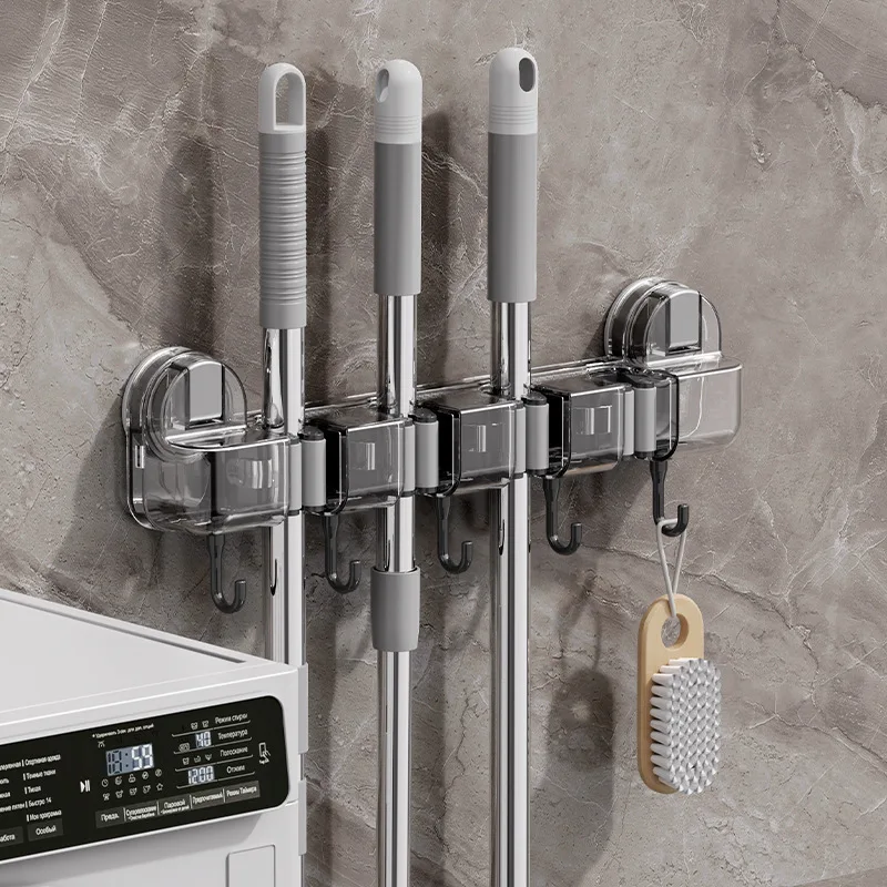 Wholesale Hot Style Kitchen racks organizer storage Mops Broom holders Hook