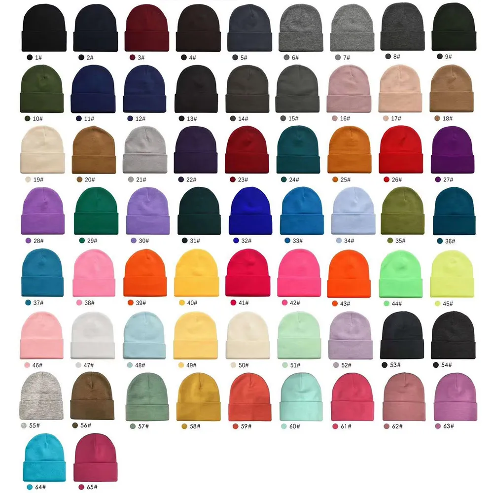 Winter Hat Hot Selling Y2K Beanie Custom Logo Acrylic Knit Jacquard Beanie Hat Wholesale