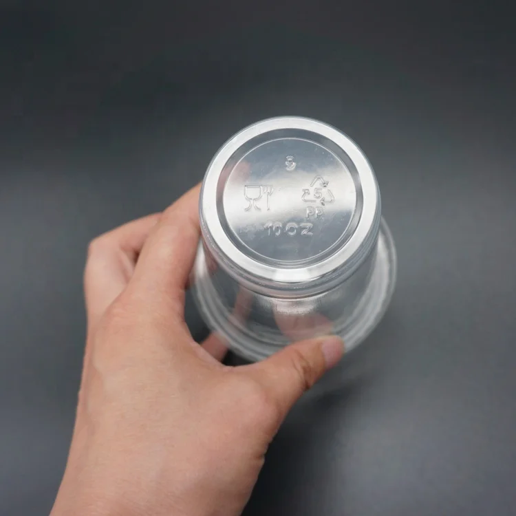 Cheap 10Oz Food Grade Non-Toxic Clear Pp Fruit Cup With Dome Lid Manufacturer