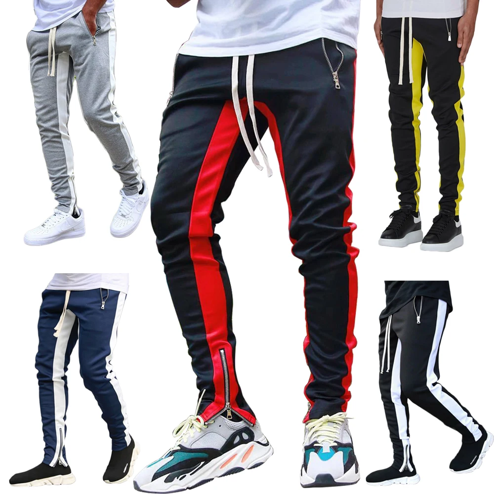 
Wholesale slim fit Mens Joggers Casual Pants trousers Sweat wear Track sweat Pants 