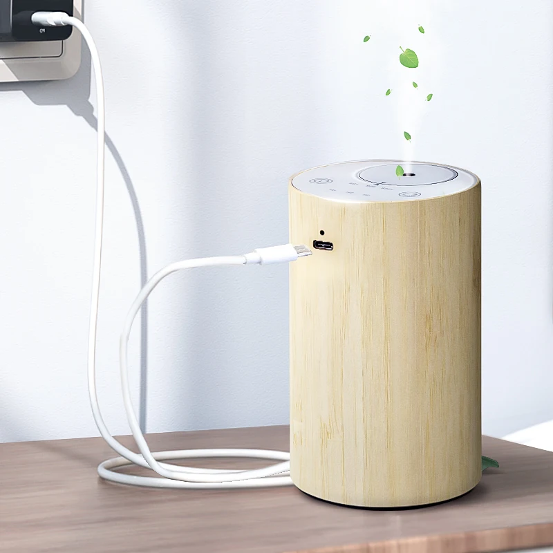SCENTCARES New Smart Aromatherapy Car Wood Diffuser Essential Oil Usb Charging Aroma Air Humidifier