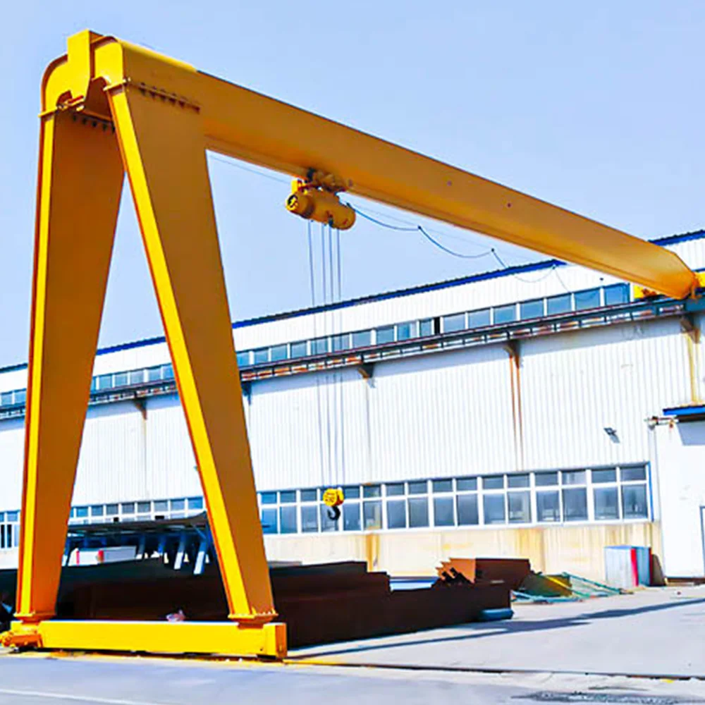 12ton Electric Single Beam Half Gantry Crane Span 30m Gantry Crane