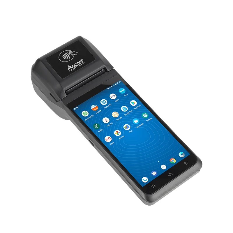 OCOM Handheld pos android terminal SDK POS Machine with 58mm thermal printer